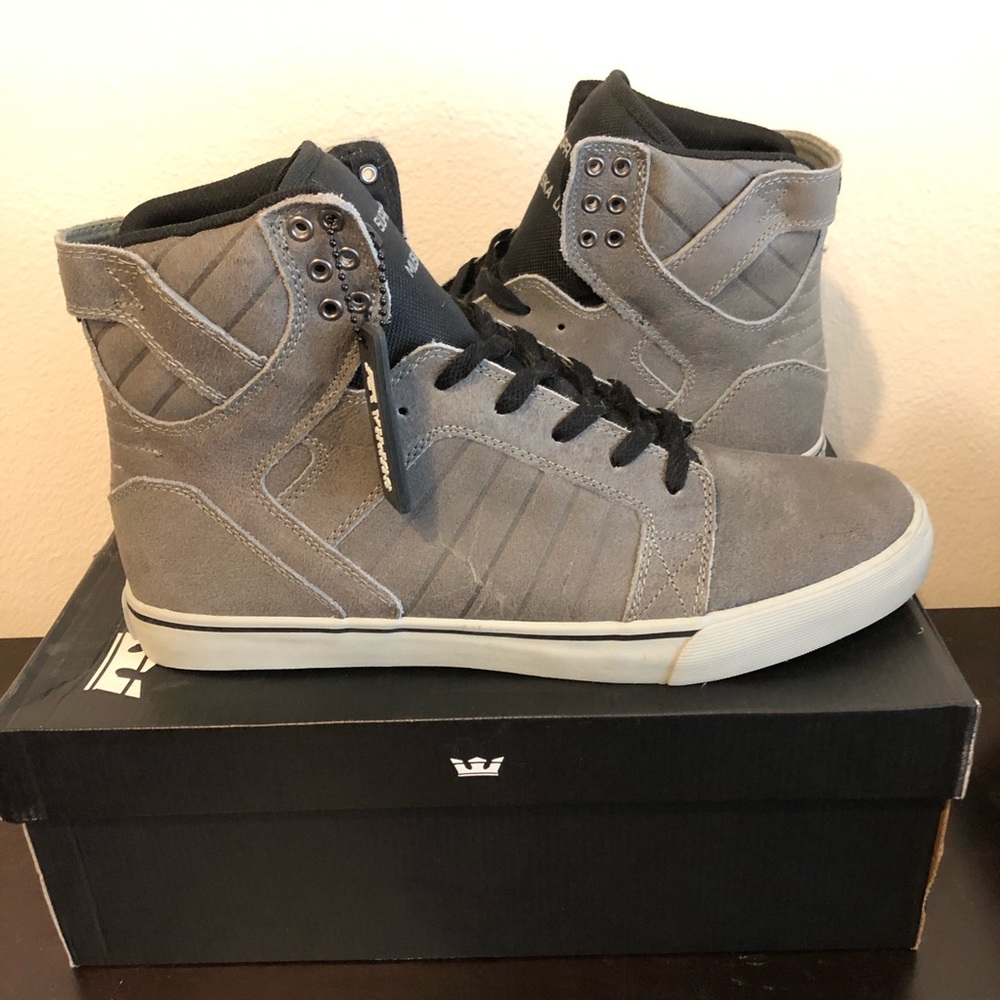 Supra Skytop charcoal size 13